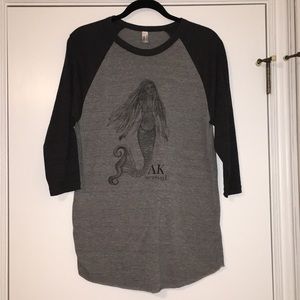 AK Mermaid baseball tee